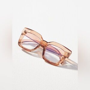 Anthropologie chunky care translucent reading glasses